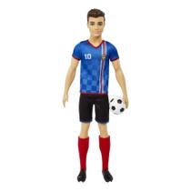 Boneca Barbie Carreiras - Jogador de Futebol Ken com Acessório Boneca Barbie Carreiras - Jogador de Futebol Ken com Acessório