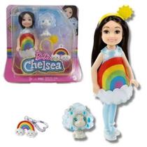 Boneca Barbie Chelsea Fantasia Arco Iris e Pet Nuvem Ghv69