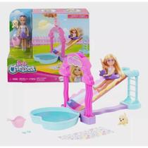 Boneca Barbie Chelsea Parque Aquático Escorrega Mattel Htk39