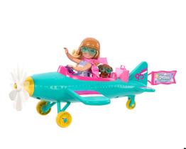 Boneca barbie chelsea piloto de aviao Boneca barbie chelsea piloto de aviao