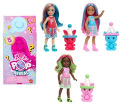 Boneca Barbie Chelsea Pop Reveal Série Shake - Color Change - Mattel