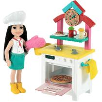 Boneca Barbie Chelsea Profissões Chef Pizzaiola - Mattel