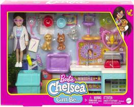 Boneca Barbie Chelsea Profissões Clinica Pet