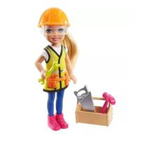 Boneca Barbie Chelsea Profissoes Construtora Mattel Gtn86