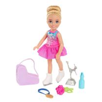 Boneca Barbie Chelsea Profissões Patinadora Mattel - HCK68