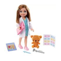 Boneca Barbie Chelsea Profissoes Pediatra Mattel Gtn86