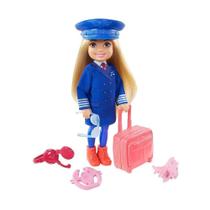 Boneca Barbie Chelsea Profissoes Piloto Mattel Gtn86