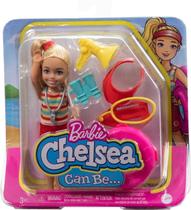 Boneca Barbie Chelsea Profissões Salva Vidas Mattel - GTN86