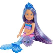 Boneca barbie chelsea sereia mermaid power- mattel hhg57