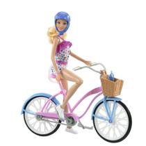 Boneca Barbie Ciclista Com Bicicleta - Mattel HBY28