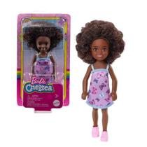 Boneca Barbie Club Chelsea Negra Vestido de Borboleta Mattel