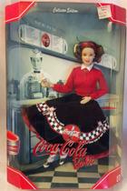 Boneca Barbie Coca-Cola Colecionável - Edição Especial com Sorvete Boneca Barbie Coca-Cola Colecionável - Edição Especial com Sorvete