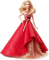 Boneca Barbie Coletora 2014 de Férias, elegante e encantadora com roupas festivas - Natal