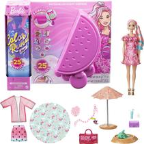 Boneca Barbie Color Reveal Foam! com 25 surpresas com Pet Friend