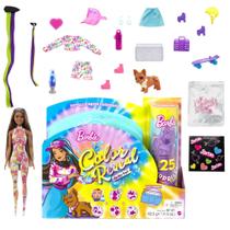 Boneca Barbie Color Reveal Neon Fashions com 25 Surpresas Boneca Barbie Color Reveal Neon Fashions com 25 Surpresas