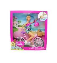 Boneca Barbie com Bicicleta 3+ FTV96 Mattel Boneca Barbie com Bicicleta 3+ FTV96 Mattel