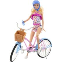 Boneca Barbie com Bicicleta Ftv96 - Mattel