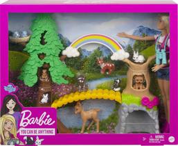 Boneca barbie com cenario exploradora selvagem gtn60 Boneca barbie com cenario exploradora selvagem gtn60