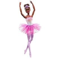 Boneca Barbie com Luz - Bailarina Luzes Brilhantes - Dreamtopia - Roxa - Mattel
