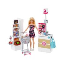 Boneca Barbie com Playset - Supermercado de Luxo - Mattel