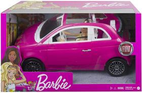 Boneca Barbie Com Veiculo Fiat 500 Mattel Gxr57