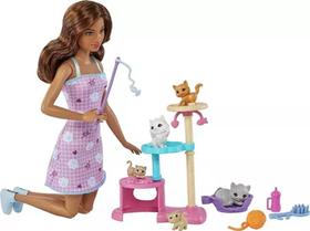 Boneca Barbie Condomínio De Gatinhos - Mattel Hhb70