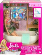 Boneca Barbie Conjunto Banho De Espuma Mattel - HKT92