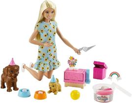 Boneca Barbie Conjunto Cachorrinho Festa Do Filhote - Mattel GXV75