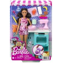 Boneca Barbie Conjunto Cozinha Mattel HCD44