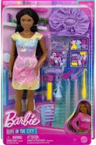 Boneca Barbie Conjunto De Penteado Mattel HVM11