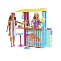 Boneca Barbie Conjunto Quiosque de Praia Malibu GYG16 Mattel