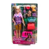 Boneca Barbie Conjunto Resgate De Animais Na Selva HRG50 Mattel