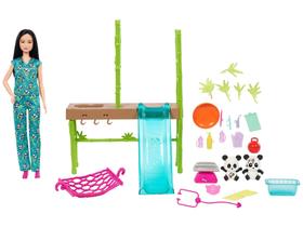 Boneca Barbie Cuidados e Resgate de Pandas - com Acessórios Mattel Boneca Barbie Cuidados e Resgate de Pandas - com Acessórios Mattel