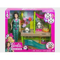 Boneca Barbie Cuidados e Resgate de Pandas - HKT77 Mattel