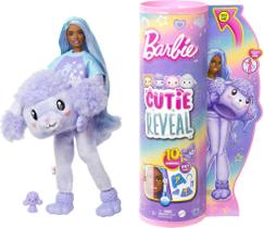 Boneca Barbie Cutie Reveal - Cabelo Roxo e Fantasia de Poodle