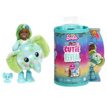 Boneca Barbie Cutie Reveal Chelsea com fantasia de pelúcia de elefante Boneca Barbie Cutie Reveal Chelsea com fantasia de pelúcia de elefante