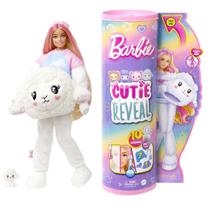 Boneca Barbie Cutie Reveal Com Pet Ovelha Mattel Menina Brinquedo Coleção HKR03