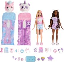 Boneca barbie cutie reveal conjunto festa do pijama - mattel hry15