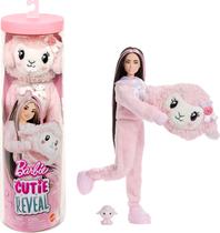 Boneca Barbie Cutie Reveal Série Cuddly com 10 Surpresas