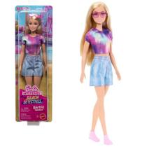 Boneca Barbie Detetive Malibu Praia Loira com Acessórios Boneca Barbie Detetive Malibu Praia Loira com Acessórios