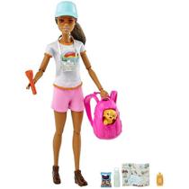 Boneca Barbie dia de Caminhar com Cachorrinho Mattel - GJG66 Boneca Barbie dia de Caminhar com Cachorrinho Mattel - GJG66