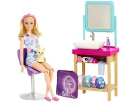 Boneca Barbie Dia De Spa Mascara Brilhante - Mattel HCM82
