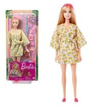 Boneca Barbie Dia De Spa Roupão Banho E Acessórios Mattel Boneca Barbie Dia De Spa Roupão Banho E Acessórios Mattel