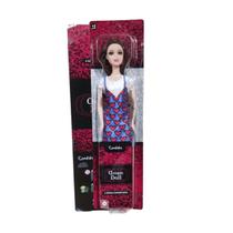 Boneca Barbie Dream Doll Fashion Vestido Azul Candide