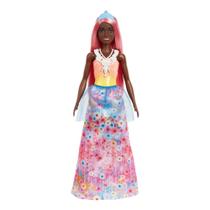 Boneca Barbie Dreamtopia - Cabelo Rosa e Tiara Azul - Mattel