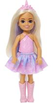 Boneca Barbie Dreamtopia Chelsea Unicorn com acessório