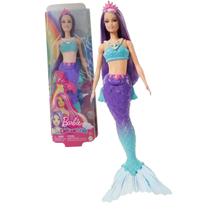 Boneca Barbie Dreamtopia Fantasy Sereia Roxa c/ Coroa Mattel