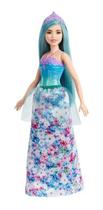 Boneca Barbie Dreamtopia Princesa Cabelo Azul Turquesa Matte
