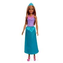 Boneca Barbie Dreamtopia Princesa Morena - HGR00 HGR03 - Mattel