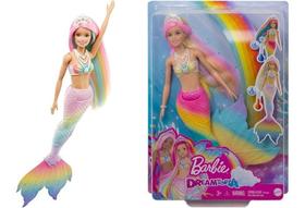Boneca Barbie Dreamtopia Sereia Que Muda De Cor Gtf89 Mattel